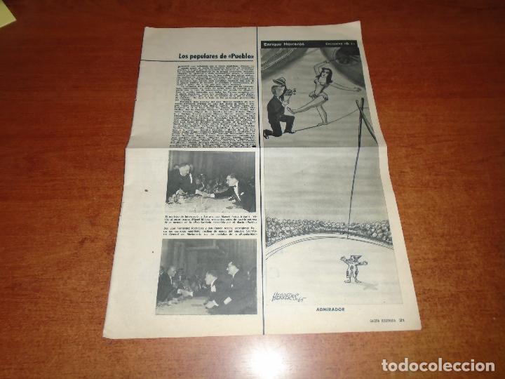 Collectionnisme de Revues et Journaux: RETAL 1965 MINISTRO FRAGA ENTREGA PREMIO A MIGUEL MIHURA.  RAM&Oacute;N ARECES Y JOS&Eacute; FERN&Aacute;NDEZ RODR&Iacute;GUEZ.