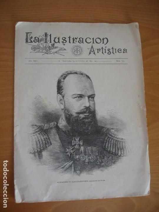 Coleccionismo de Revistas y Peri&oacute;dicos: La ilustraci&oacute;n art&iacute;stica. A&ntilde;o XIII   29 de octubre 1894