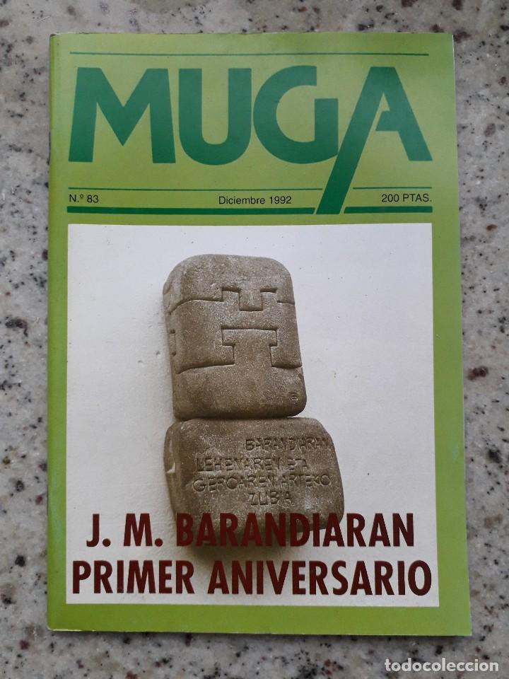 Coleccionismo de Revistas y Peri&oacute;dicos: MUGA N&ordm; 83 DIC 1992. ESPECIAL JOSE MIGUEL DE BARANDIARAN. URTAIN. FESTIVAL DE CINE DE SAN SEBASTIAN
