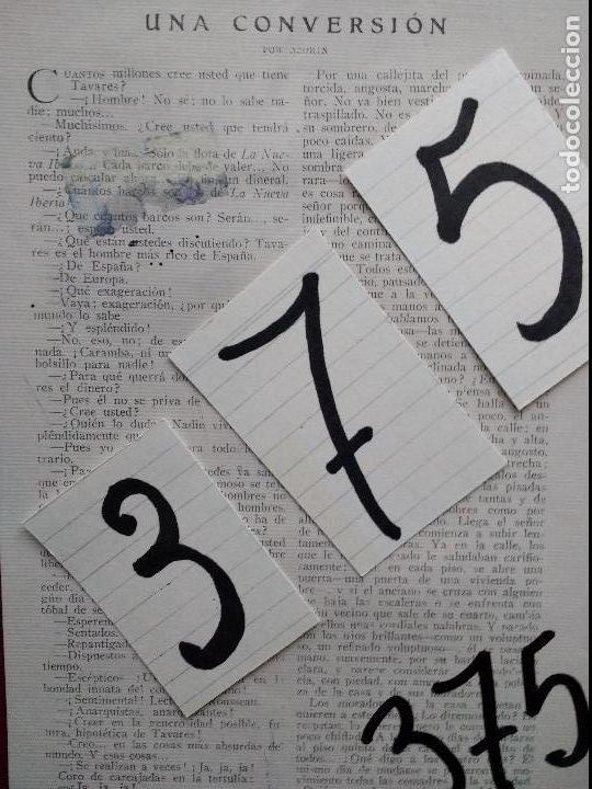 Coleccionismo de Revistas y Peri&oacute;dicos: AZORIN. LITERATURA ESPA&Ntilde;OLA. CUENTOS. UNA CONVERSION. DIBUJOS DE LOZANO SIDRO. 1928.