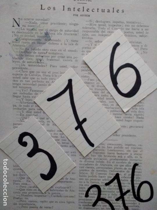 Coleccionismo de Revistas y Peri&oacute;dicos: AZORIN. LITERATURA ESPA&Ntilde;OLA. CUENTOS. LOS INTELECTUALES. DIBUJOS DE RIBAS. 1928.