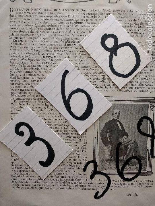 Coleccionismo de Revistas y Peri&oacute;dicos: AZORIN. LITERATURA ESPA&Ntilde;OLA. ANTONIO MARIA SEGOVIA. 1906.