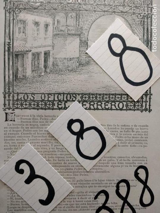 Coleccionismo de revistas y peri&oacute;dicos: AZORIN. LITERATURA ESPA&Ntilde;OLA. EL HERRERO. DIBUJOS DE ARIJA. 1906.