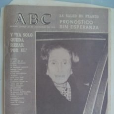 Coleccionismo de Revistas y Periódicos: FRANCO HA MUERTO , ABC ESPECIAL MUERTE DEL CAUDILLO . 20 NOVIEMBRE 1975