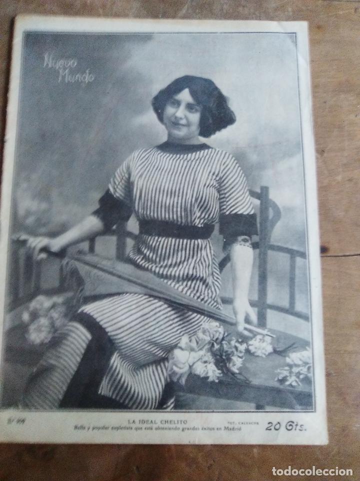 Coleccionismo de revistas y peri&oacute;dicos: NUEVO MUNDO N&ordm; 909 LA IDEAL CHELITO 8 DE JUNIO 1911