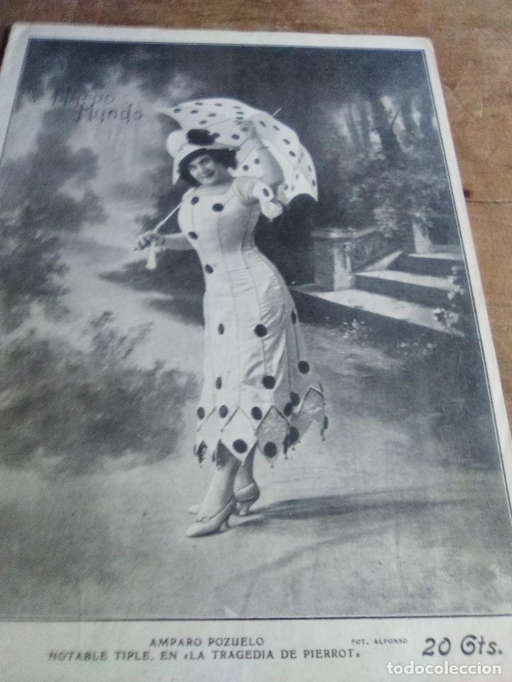 Coleccionismo de revistas y peri&oacute;dicos: NUEVO MUNDO N&ordm; 921 AMPARO POZUELO 31 DE AGOSTO 1911