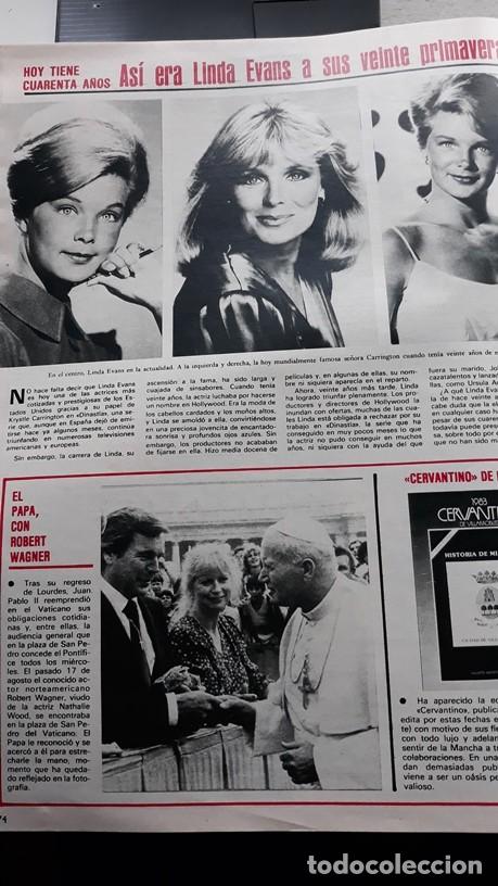 Sammeln von Zeitschriften und Zeitungen: linda evans el papa juan pablo ii robert wagner