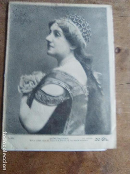 Collectionnisme de Revues et Journaux: NUEVO MUNDO N 900 ELENA SALVADOR 6 ABRIL DEL 1911 SEGUN FOTOS