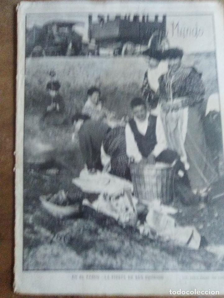 Coleccionismo de revistas y peri&oacute;dicos: NUEVO MUNDO N 672 EN EL PRADO LA FIESTA DE SAN EUGENIO 22 NOVIEMBRE DEL 1906 SEGUN FOTOS