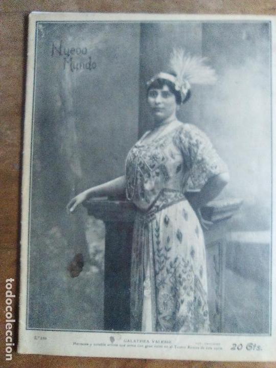 Collectionnisme de Revues et Journaux: NUEVO MUNDO N 894 GALATHEA VALEIRE JUEVES 23 DE FEBRERO DE 1911 SEGUN FOTOS