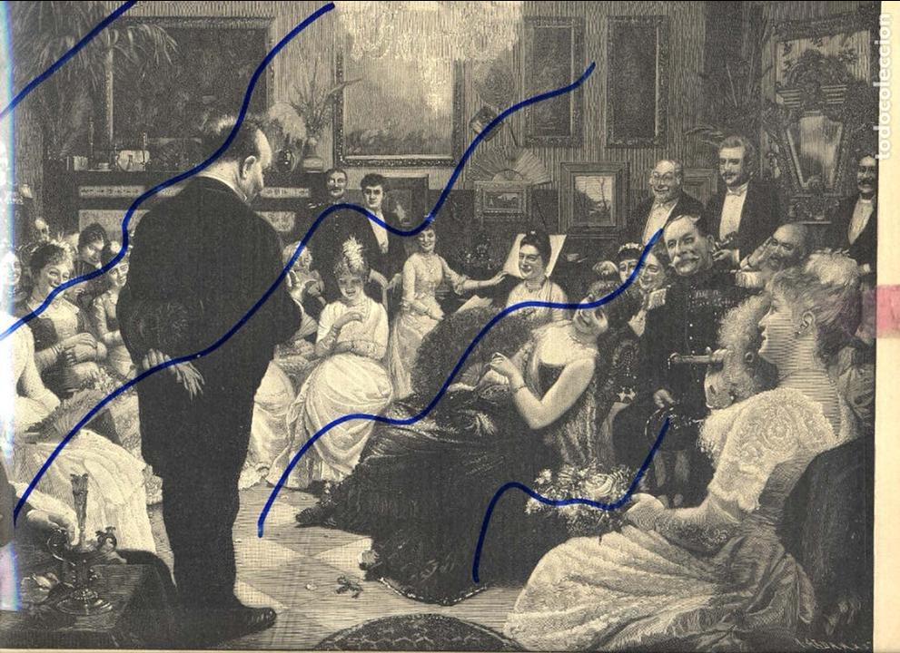 Coleccionismo de Revistas y Peri&oacute;dicos: CUENTO GRACIOSO ILUSTRACION 1889 HOJA REVISTA