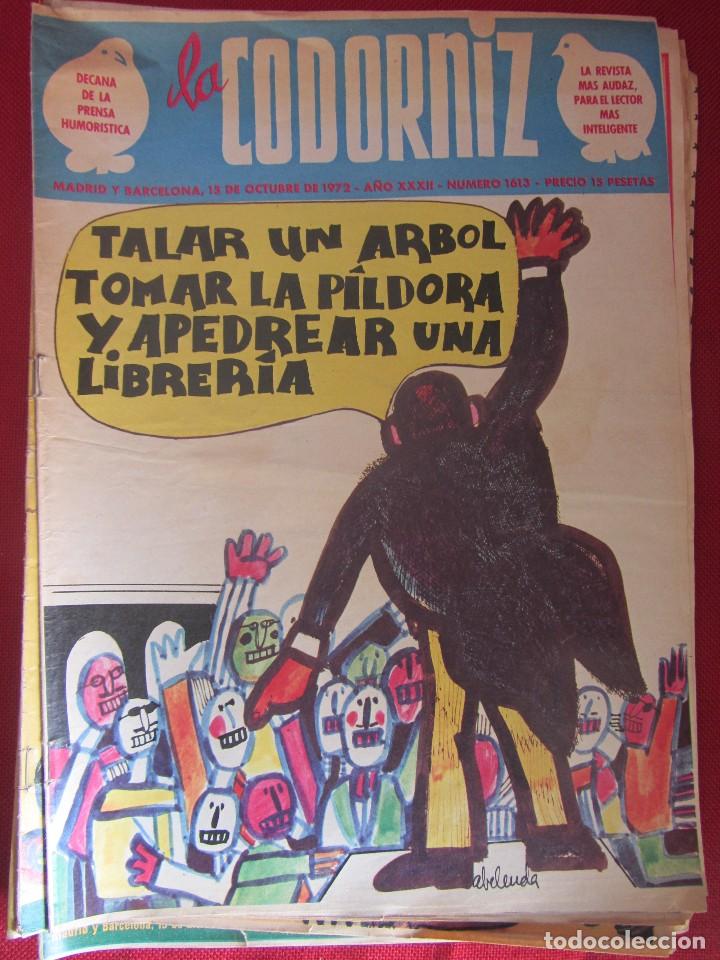 Coleccionismo de Revistas y Peri&oacute;dicos: LA CODORNIZ. N&ordm; 1613. 10/1972