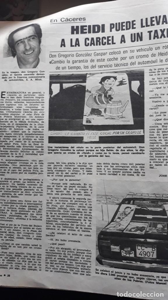 Coleccionismo de Revistas y Peri&oacute;dicos: heidi y el taxista de caceres