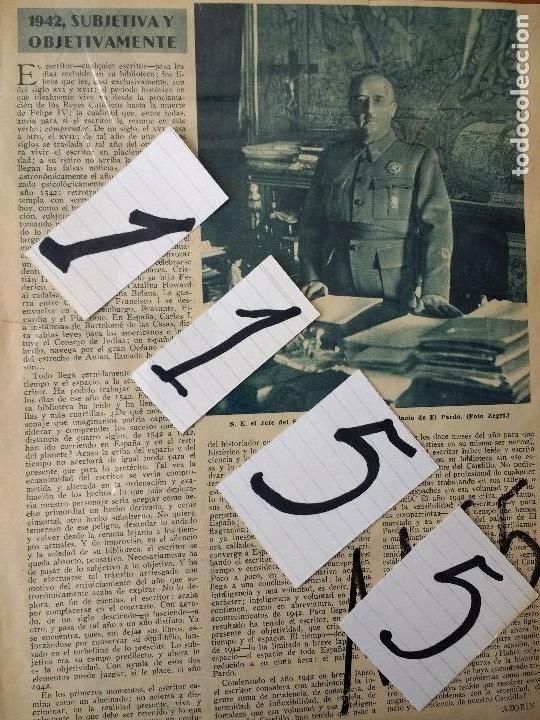 Coleccionismo de Revistas y Peri&oacute;dicos: AZORIN. LITERATURA ESPA&Ntilde;OLA. BIBLIOFILIA. POLITICA FRANQUISTA. PUBLICIDAD. ALFA. 1942.