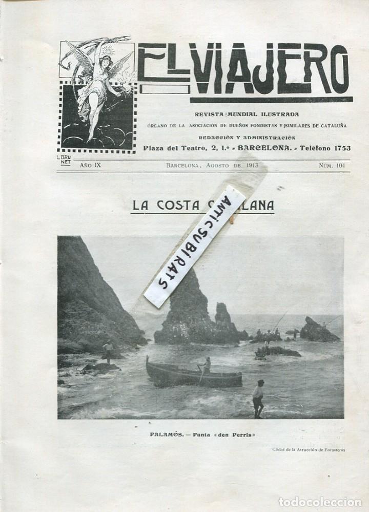 Collezionismo di Riviste e Giornali: REVISTA A&Ntilde;O 1913 PUNTA D' EN PERRIS PALAMOS RESTAURANT EL GEROGLIFIC