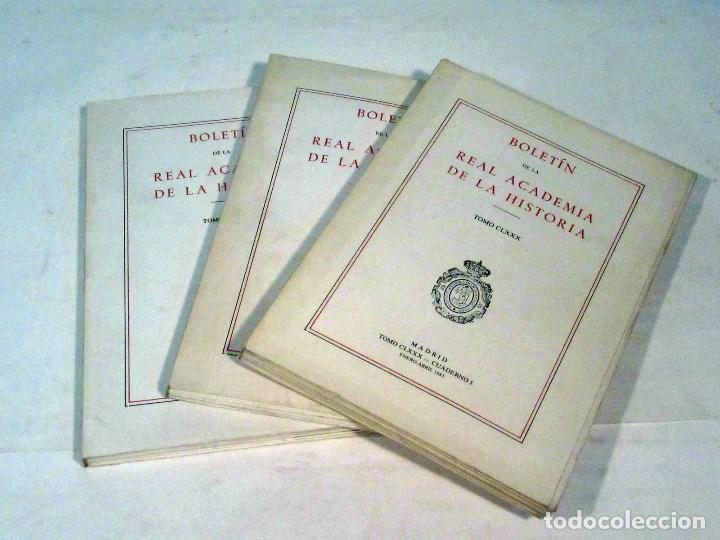 Collectionnisme de Revues et Journaux: Bolet&iacute;n de la Real Academia de la Historia. Cuadernos I, II y III de 1983. Enero-Diciembre. Completo