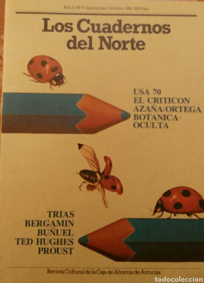 Collectionnisme de Revues et Journaux: Revista Los Cuadernos del Norte. A&ntilde;o II N&deg;9 Septiembre-Octubre 1981. Tr&iacute;as. Bergam&iacute;n. Bu&ntilde;uel.