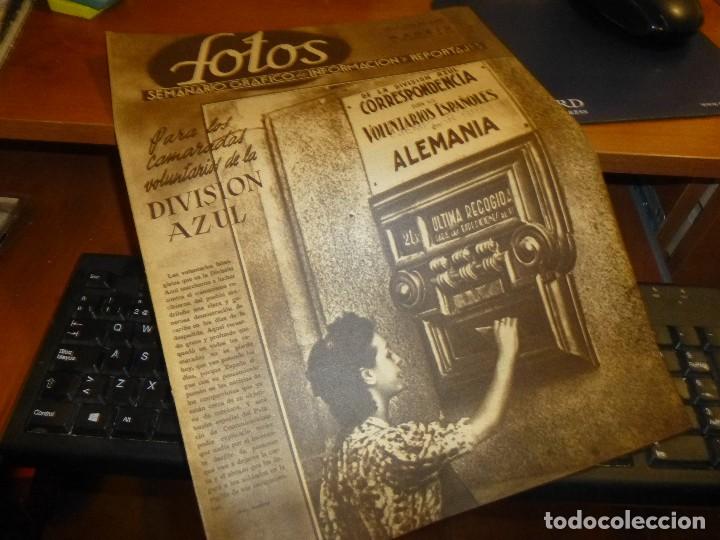 Coleccionismo de Revistas y Peri&oacute;dicos: fotos, semanario grafico num. 234, noticias y fotos de la guerra,portada division azul, a&ntilde;o de 1941
