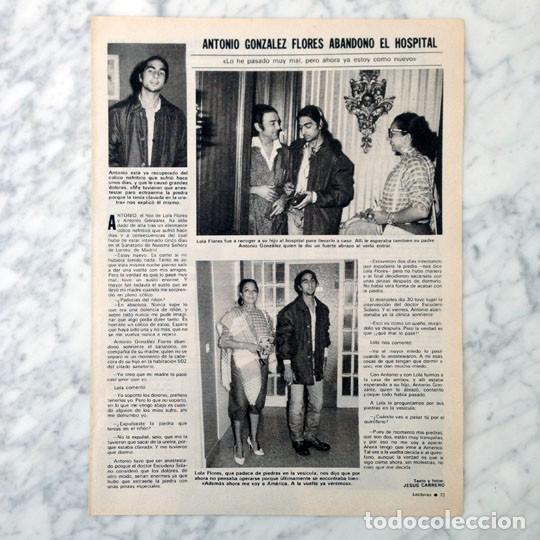 Coleccionismo de Revistas y Peri&oacute;dicos: REPORTAJE - ANTONIO GONZ&Aacute;LEZ FLORES - 1981