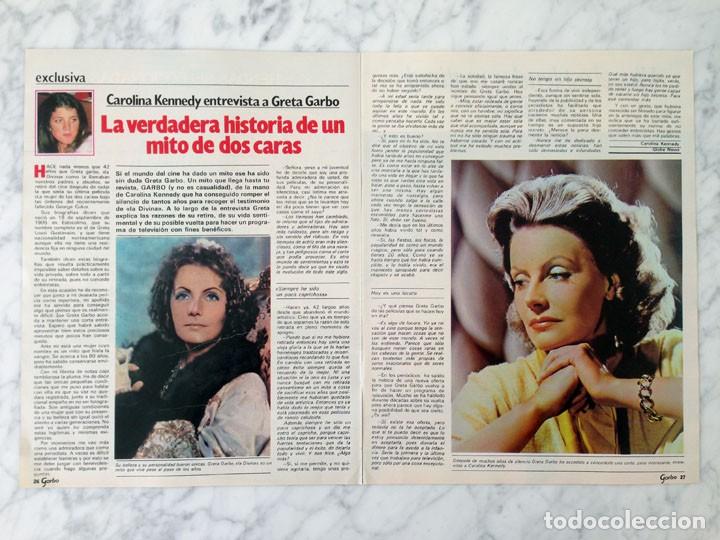 Coleccionismo de Revistas y Peri&oacute;dicos: REPORTAJE - GRETA GARBO - 1983