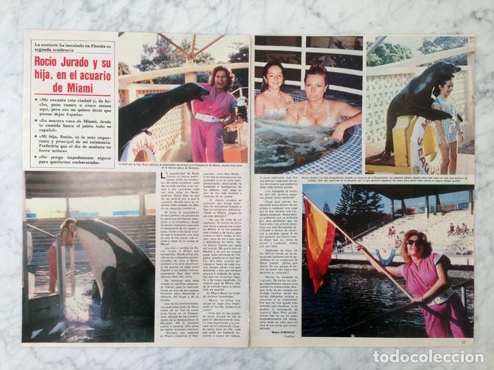 Coleccionismo de Revistas y Peri&oacute;dicos: REPORTAJE - ROC&Iacute;O JURADO Y ROC&Iacute;O CARRASCO - 1985