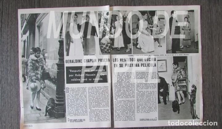Coleccionismo de Revistas y Peri&oacute;dicos: RECORTE ONDAS N&ordm; 338 1967 GERALDINE CHAPLIN