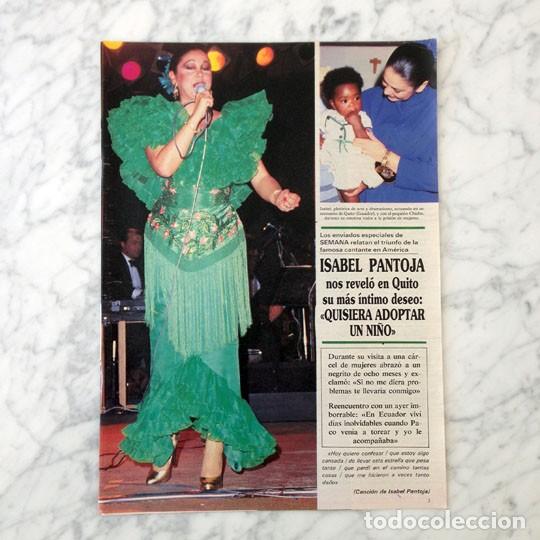 Coleccionismo de Revistas y Peri&oacute;dicos: REPORTAJE - ISABEL PANTOJA - 1987