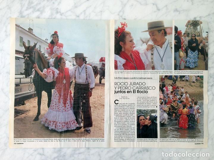 Coleccionismo de Revistas y Peri&oacute;dicos: REPORTAJE - ROC&Iacute;O JURADO Y PEDRO CARRASCO - 1991