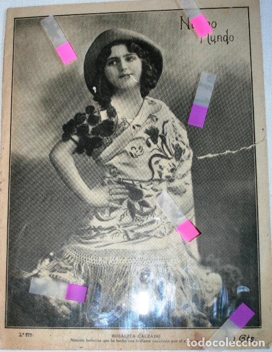 Coleccionismo de revistas y peri&oacute;dicos: PORTADA REVISTA NUEVO MUNDO N&ordm; 673 ROSALITA CALZADO