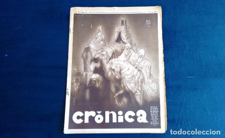 Collection Magazines and Newspapers: REVISTA CR&Oacute;NICA. LOTE DE 122 REVISTAS. A&Ntilde;OS 1934, 1935 Y 1936.