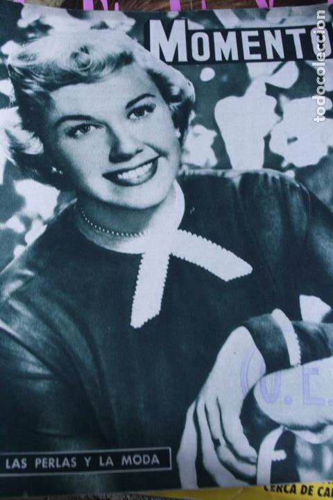 Coleccionismo de Revistas y Peri&oacute;dicos: REVISTA MOMENTO DORIS DAY   19563 BERLIN RALLYE  MONTECARLO