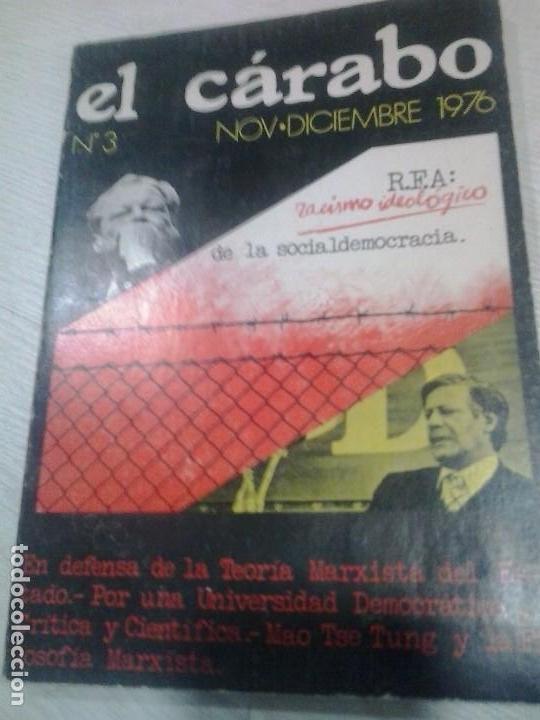 Coleccionismo de Revistas y Peri&oacute;dicos: El carabo Revista de ciencias sociales N&ordm; 3 Nov Diciembre 1976