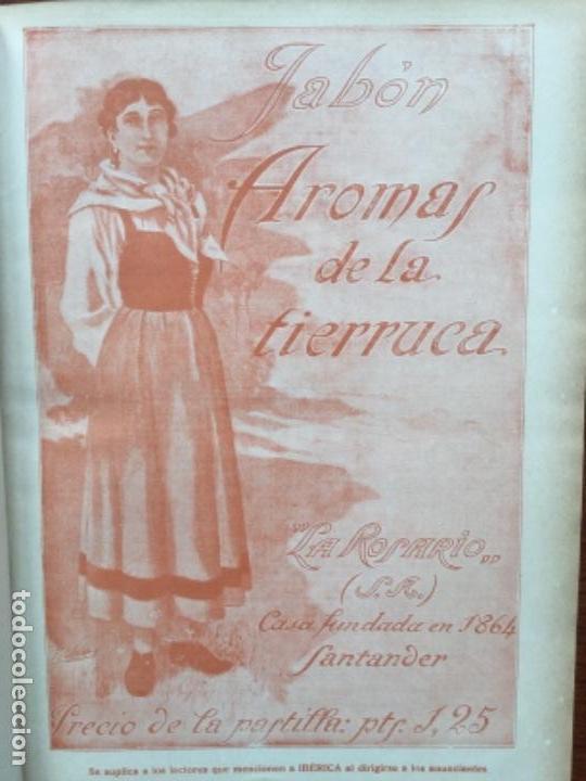 Coleccionismo de revistas y peri&oacute;dicos: JABON AROMAS DE LA TIERRUCA LA ROSARIO S.A SANTANDER HOJA A&Ntilde;O 1919
