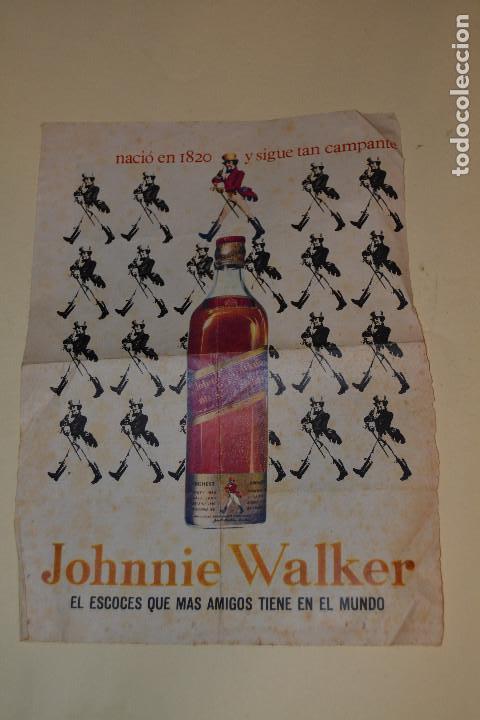 Coleccionismo de revistas y peri&oacute;dicos: HOJA DE PUBLICIDAD DE REVISTA DE JHONNY WALKER