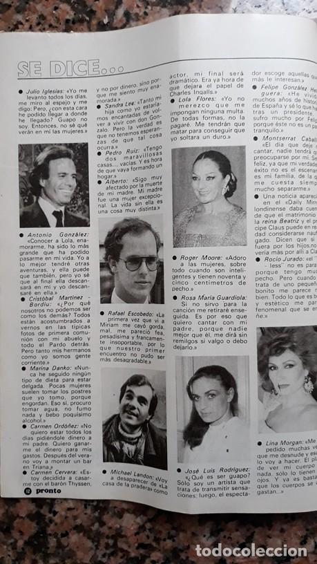 Coleccionismo de Revistas y Peri&oacute;dicos: rocio jurado lola flores julio iglesias rafael escobedo alberto de monaco rosa maria guardiola