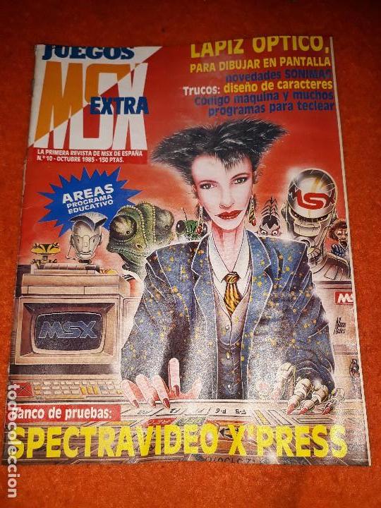 Coleccionismo de Revistas y Peri&oacute;dicos: Antigua Revista super juegos MSX EXTRA numero 10 (Octubre 1985)*