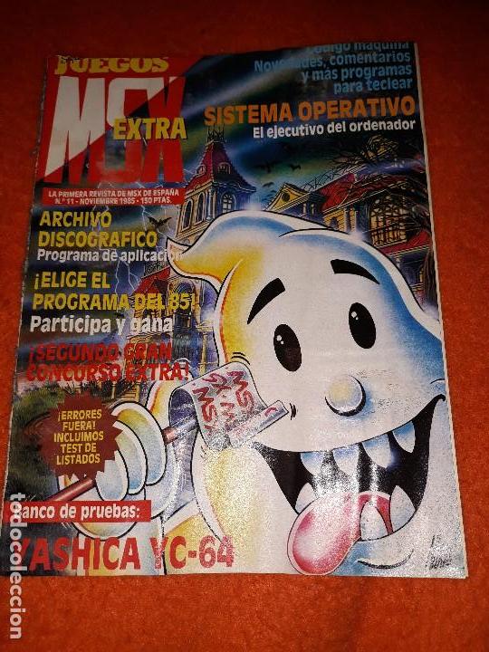 Coleccionismo de Revistas y Peri&oacute;dicos: Antigua Revista super juegos MSX EXTRA numero 11 (Noviembre 1985)*