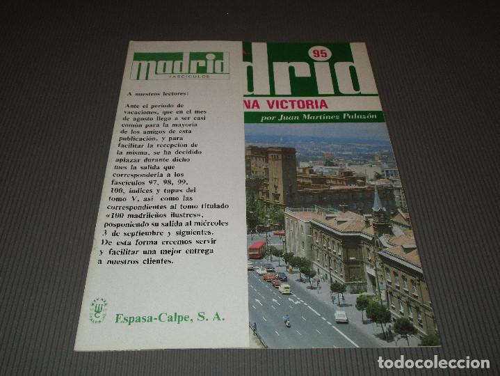 Coleccionismo de Revistas y Peri&oacute;dicos: MADRID ( REINA VICTORIA POR JUAN MARTINEZ PALAZON ) - 95 - ESPASA CALPE S.A. - 1980
