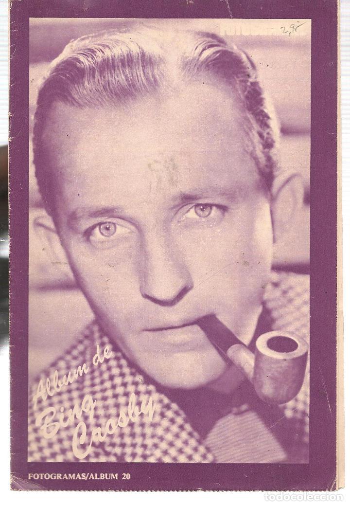 Collectionnisme de Revues et Journaux: FOTOGRAMAS. &Aacute;BUM N&ordm; 20. BING CROSBY.  (C/A31)
