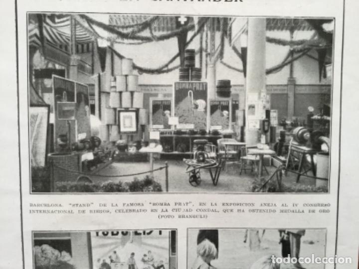 Collection Magazines and Newspapers: BARCELONA STAND DE LA FAMOSA BOMBA PRAT HOJA A&Ntilde;O 1927