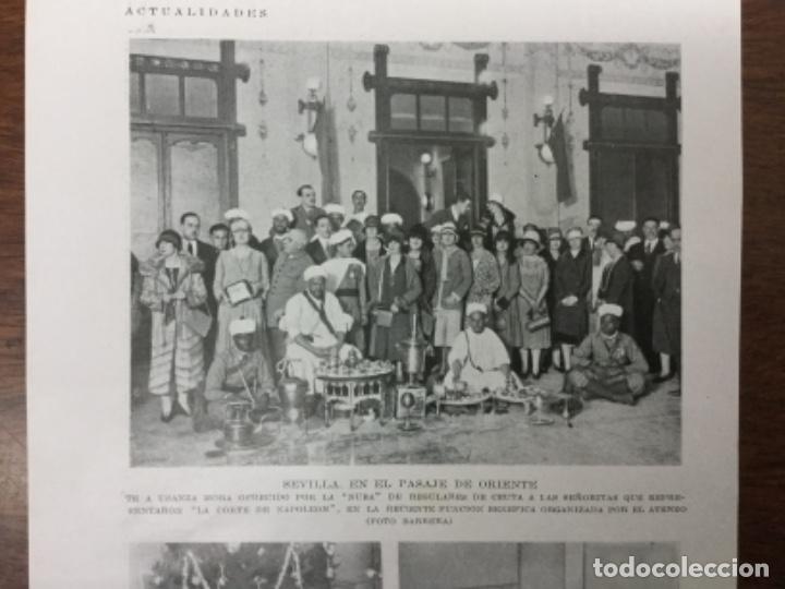 Collection Magazines and Newspapers: PASAJE DE ORIENTE SEVILLA HUERTA DE LOS ARCOS CORDOBA ALBACETE SANTANDER HOJA A&Ntilde;O 1927