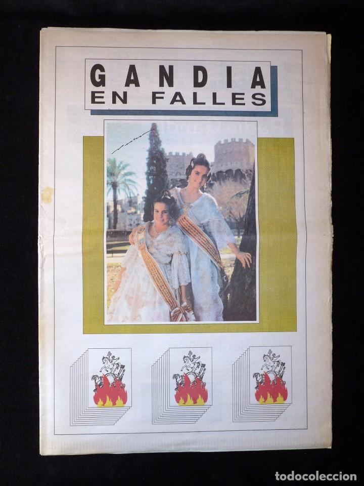 Collezionismo di Riviste e Giornali: EXTRA GAND&Iacute;A EN FALLAS 1990. DIARIO LEVANTE - EMV. VALENCIA SUPLEMENTO ESPECIAL