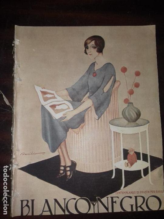 Sammeln von Zeitschriften und Zeitungen: REVISTA BLANCO Y NEGRO. A&Ntilde;O 32. N&ordm; 1.618. 1922. DE NUESTRO CONCURSO DE BELLEZA FEMENINA.