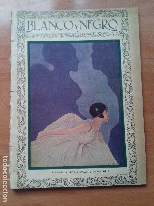 Collection Magazines and Newspapers: REVISTA ILUSTRADA BLANCO Y NEGRO. A&Ntilde;O 38. N&ordm; 1.934. 1928. INTRIGA. POR LEONARDO PEREZ OBIS.