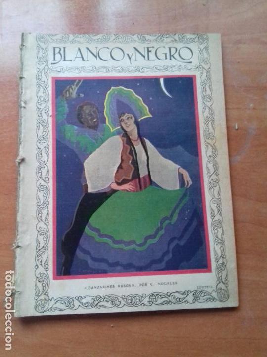 Collectionnisme de Revues et Journaux: REVISTA ILUSTRADA BLANCO Y NEGRO. A&Ntilde;O 38. N&ordm; 1.929. 1928. DANZARINES RUSOS. POR C. NOGALES.
