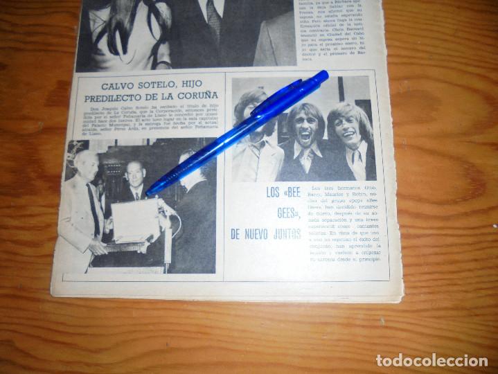 Coleccionismo de revistas y peri&oacute;dicos: RECORTE PRENSA : LOS BEE  GEES,  DE NUEVO JUNTOS.  MISS,  SEPTIEMBRE 1970
