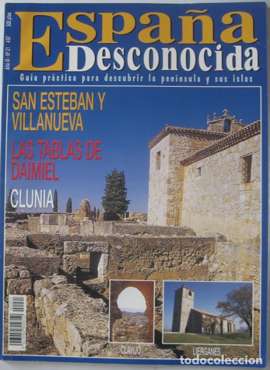 Collection Magazines and Newspapers: Revista Espa&ntilde;a Desconocida (n&ordm; 21-Abril 1997). SAN ESTEBAN Y VILLANUEVA-TABLAS DAIMIEL-CLUNIA