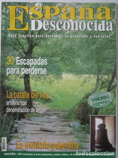 Collectionnisme de Revues et Journaux: Revista Espa&ntilde;a Desconocida (n&ordm; 35-Junio 1998). MONTA&Ntilde;A PALENTINA-URUE&Ntilde;A