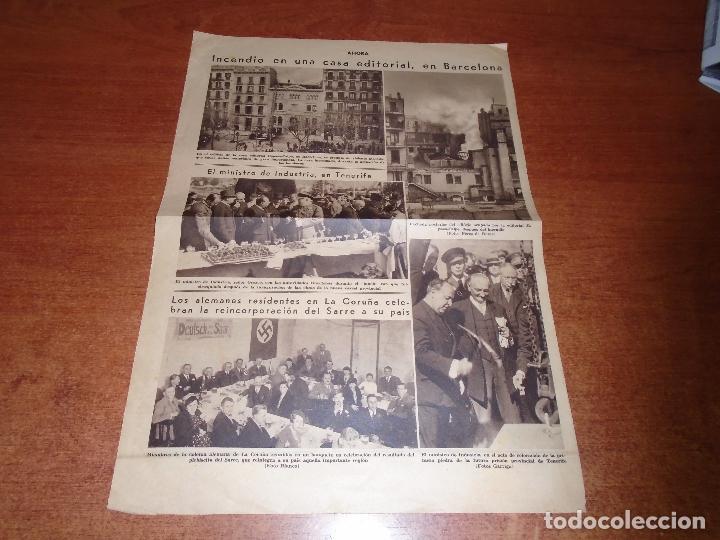 Coleccionismo de Revistas y Peri&oacute;dicos: RETAL PRENSA: BARCELONA INCENDIO ESPASA-CALPE. LA CORU&Ntilde;A COLONIA ALEMANA. TENERIFE, NUEVA PRISI&Oacute;N