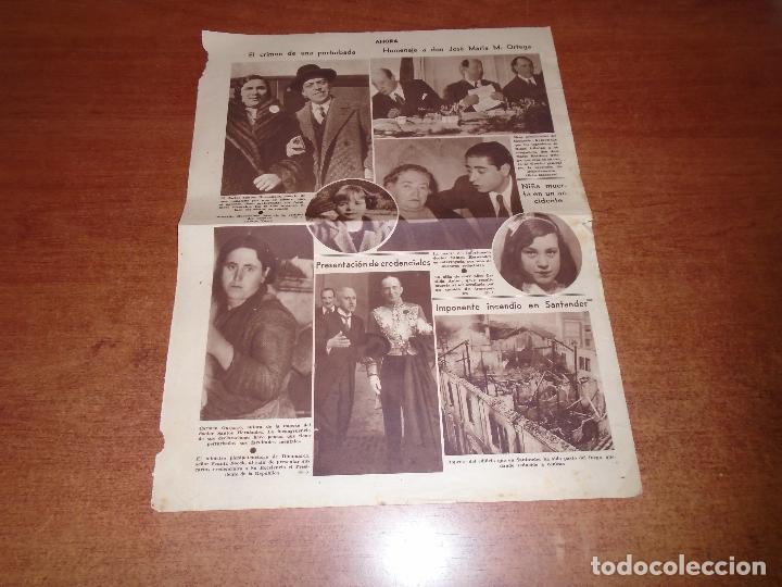 Collezionismo di Riviste e Giornali: RETAL PRENSA: CRIMEN DE UNA PERTURBADA. SANTANDER INCENDIO. MINISTRO DINAMARCA. TEATRO.